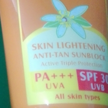 LOTUS ANTI-TAN SUNBLOCK SPF-30 -50GM