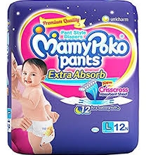 BABY DIAPER LARGE-44PCS-MAMY POKO