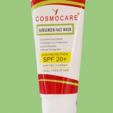 COSMOCARE FACEWASH SUNSCREEN SPF20+ 100ML